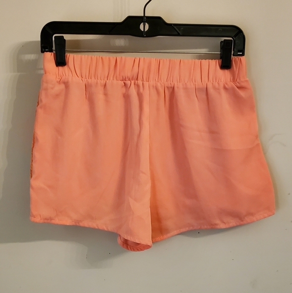 Blue Pepper Lace Look Shorts - Picture 2 of 3